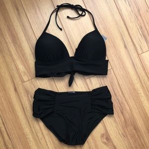 Aerie black bikini size small